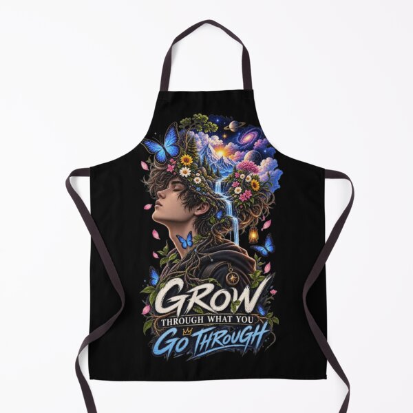 Item preview, Grow Through What You Go Through – Surreal Mind Garden Fantasy Art designed and sold by storeAC.
