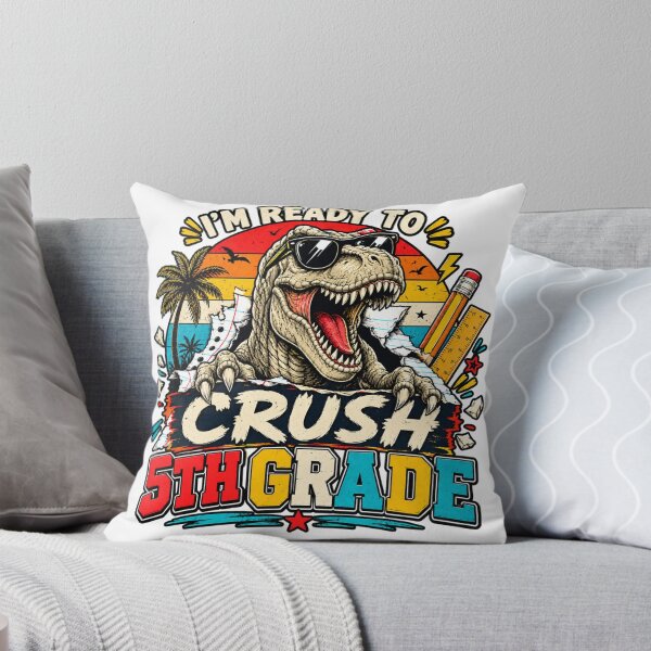 Item preview, I'm Ready to Crush 5rd Grade Dinosaur T-Rex Back to School designed and sold by WhooHoo-Art.