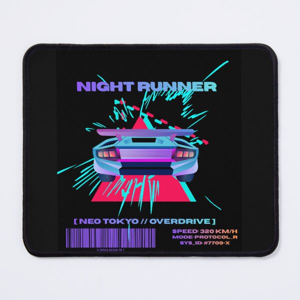 Item preview, Cyberpunk Night Runner Neo Tokyo Overdrive designed and sold by RoyalPrime.