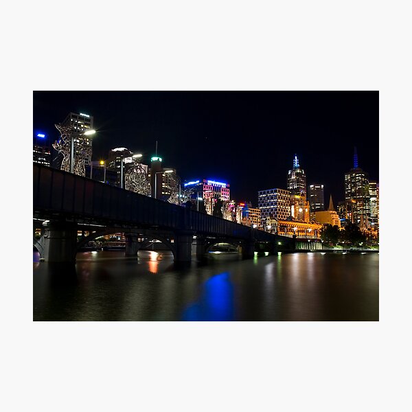 Southbank By Night Photographic Print