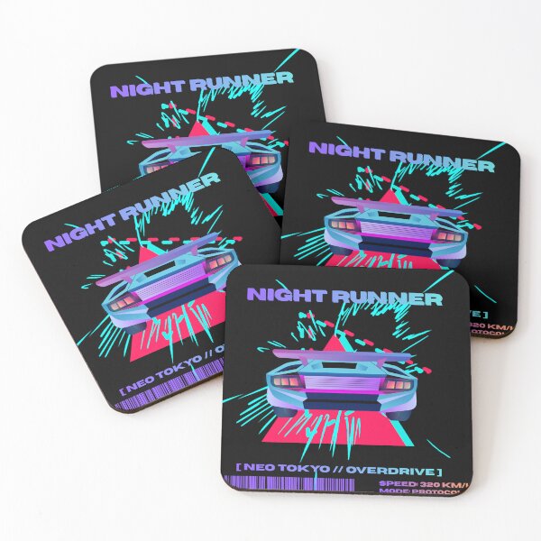 Item preview, Cyberpunk Night Runner Neo Tokyo Overdrive designed and sold by RoyalPrime.