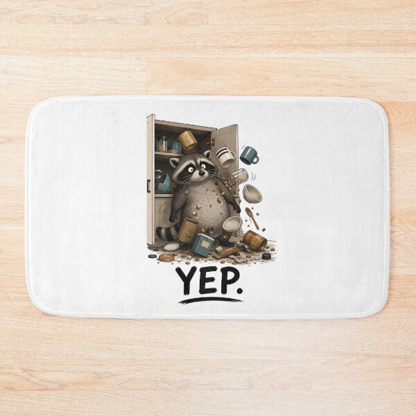 Item preview, YEP. Funny Raccoon T-Shirt | Everyday Chaos Animal Humor designed and sold by Kiinaaa.