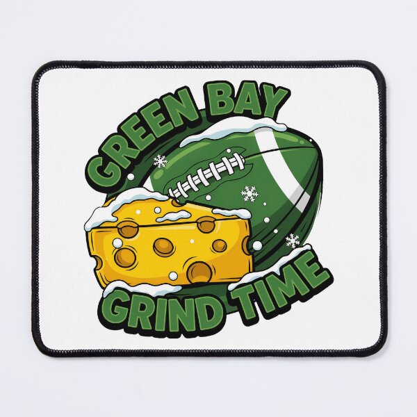 Item preview, Green Bay Football Helmet Cheese Winter Sports Artwork designed and sold by CandaceHe67596.