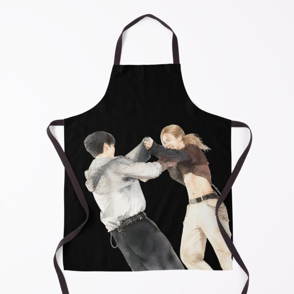 Item preview, Jimin and Jungkook Playful Fight – Watercolor Fanart Design designed and sold by ManggaeJM.
