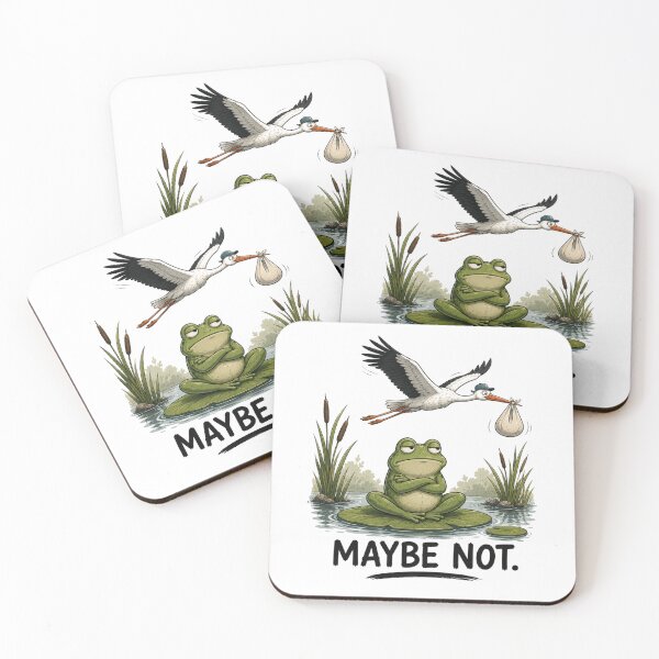 Item preview, MAYBE NOT. Funny Frog T-Shirt | Relatable Animal Humor designed and sold by Kiinaaa.