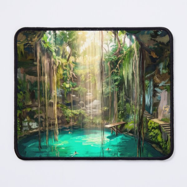 Item preview, Cenote Ik Kil Yucatán Sinkhole designed and sold by RedPeaStudio.