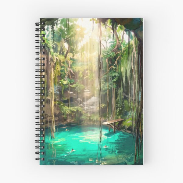 Item preview, Cenote Ik Kil Yucatán Sinkhole designed and sold by RedPeaStudio.