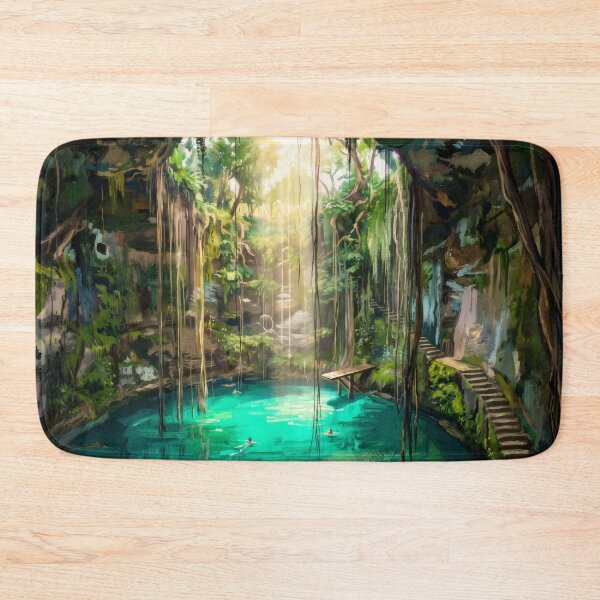 Item preview, Cenote Ik Kil Yucatán Sinkhole designed and sold by RedPeaStudio.