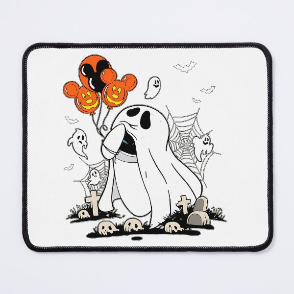 Item preview, Cute Ghost Halloween Graveyard Pumpkin Balloon Artwork designed and sold by MelanieMa74689.