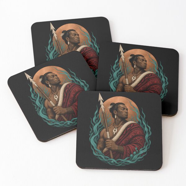 Item preview, Moby Dick: Tattooed Harpooner in Teal Kelp designed and sold by Fenay Designs.