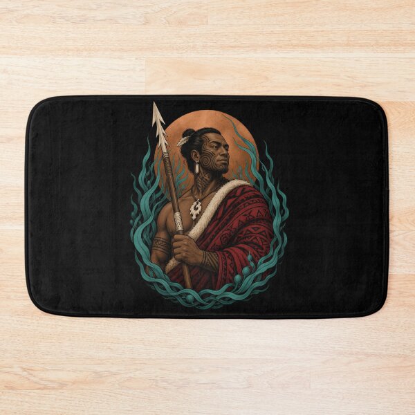 Item preview, Moby Dick: Tattooed Harpooner in Teal Kelp designed and sold by Fenay Designs.