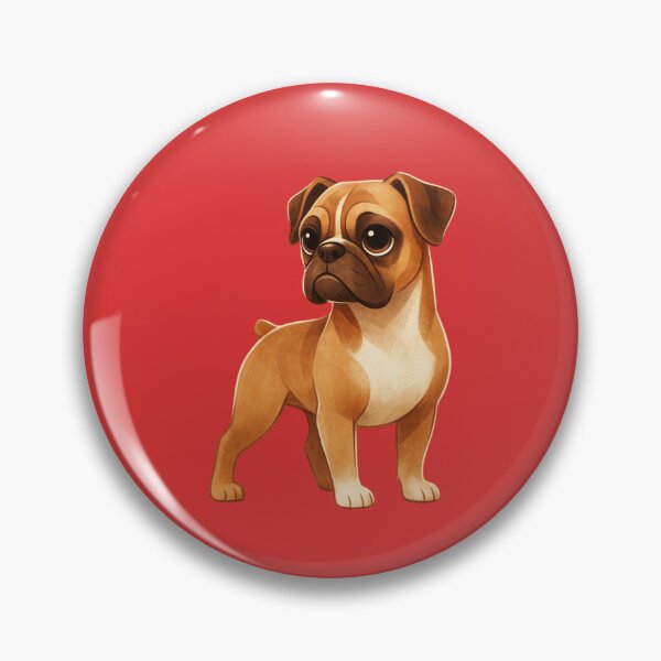 Item preview, gorgeous kawaii boxer dog designed and sold by 123ks.