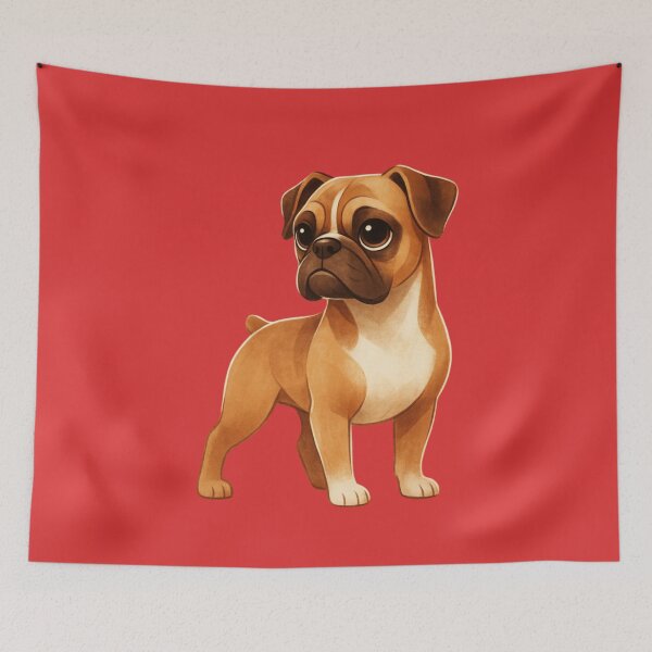 Item preview, gorgeous kawaii boxer dog designed and sold by 123ks.
