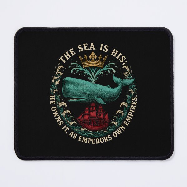 Item preview, Moby Dick: The Sea Is His Crowned Whale designed and sold by Fenay Designs.