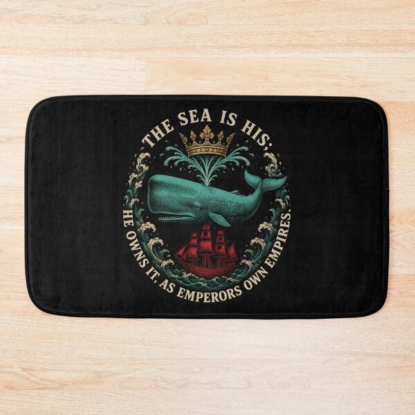 Item preview, Moby Dick: The Sea Is His Crowned Whale designed and sold by Fenay Designs.