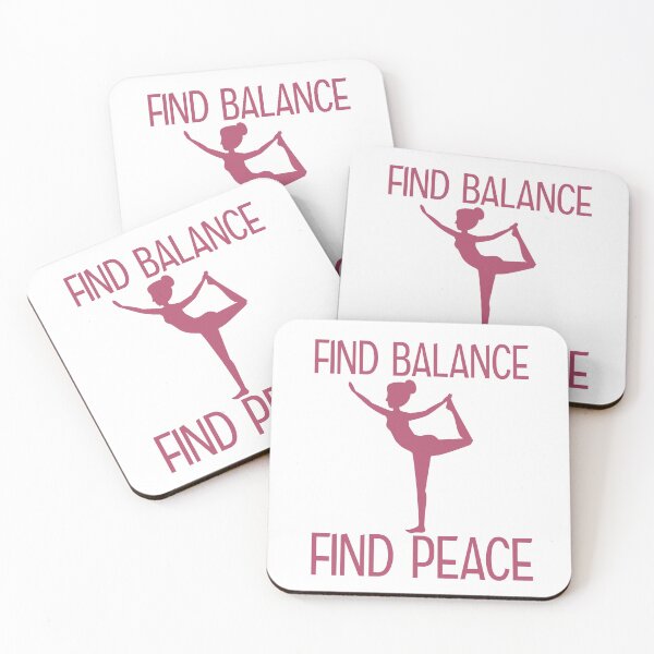 Item preview, Find Balance Find Peace Yoga Meditation Mindfulness designed and sold by teeperfect.