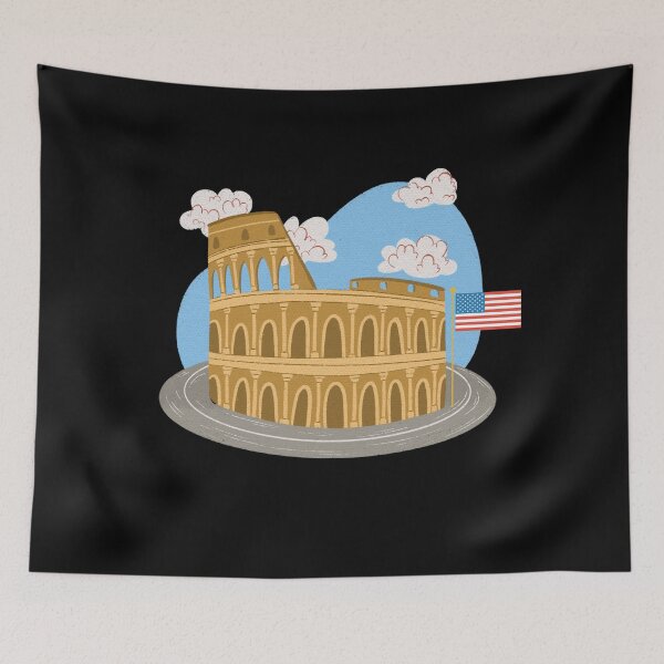 Item preview, Rome Colosseum American Traveler Italy Vacation designed and sold by DreamLayerStudio.