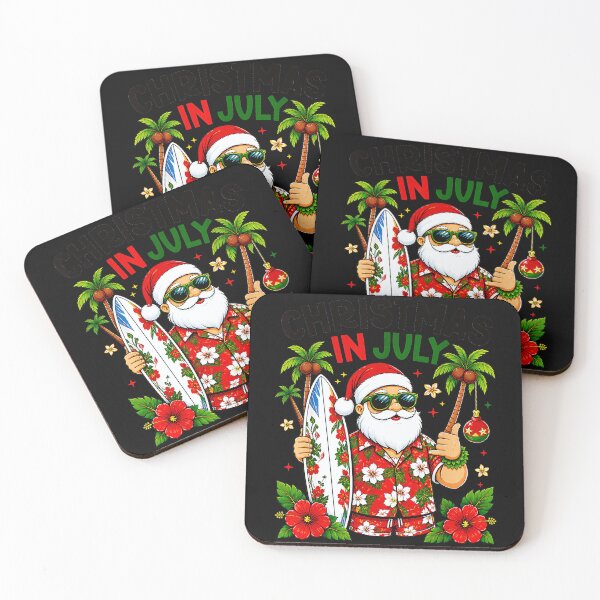 Item preview, Christmas In July Santa Claus Summer Holiday Celebration designed and sold by CharlieConon.