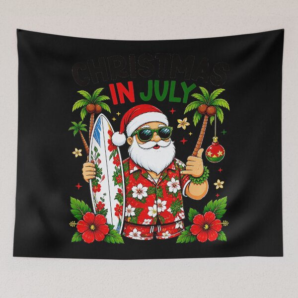 Item preview, Christmas In July Santa Claus Summer Holiday Celebration designed and sold by CharlieConon.