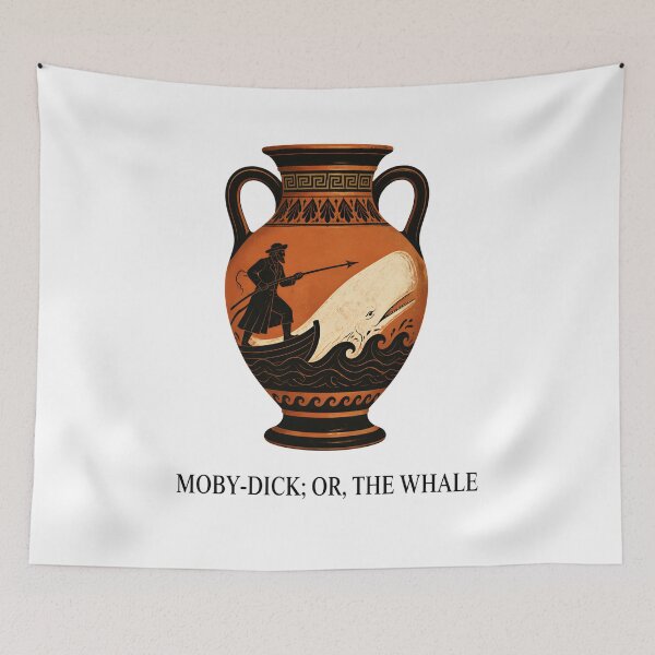 Item preview, Moby Dick: Ancient Amphora Whale Hunt designed and sold by Fenay Designs.