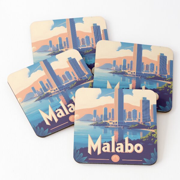 Item preview, Malabo Equatorial Guinea Vintage Travel designed and sold by TravelersGems.