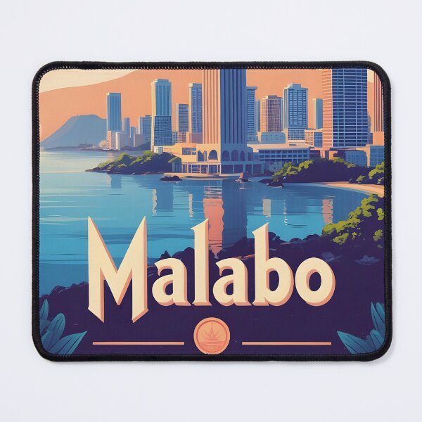 Item preview, Malabo Equatorial Guinea Vintage Travel designed and sold by TravelersGems.