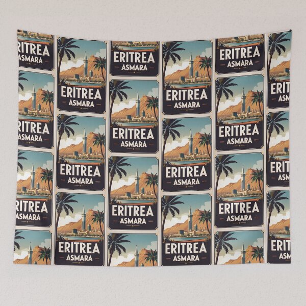 Item preview, Asmara Eritrea Vintage Travel Tourism designed and sold by TravelersGems.
