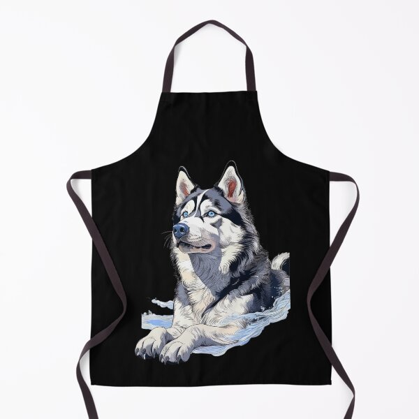Aperçu de l'œuvre Bonheur des huskies créée et vendue par RockitBaby.