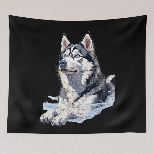 Item preview, Husky Happiness designed and sold by RockitBaby.