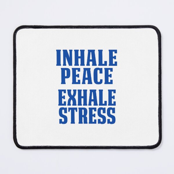 Item preview, Inhale Peace Exhale Stress Yoga Meditation Mindfulness designed and sold by teeperfect.