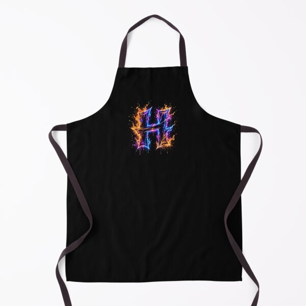 Item preview, Arcane Blaze Graffiti Letter H designed and sold by BlissBlvdShop.