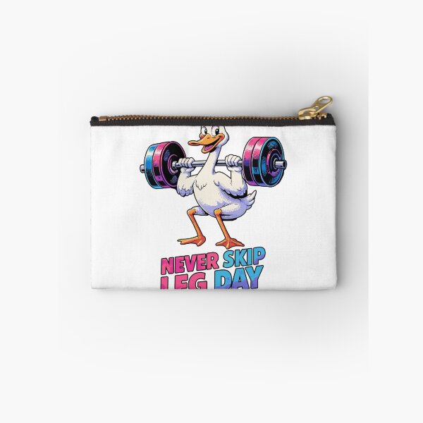 Item preview, Never Skip Leg Day – Funny goose doing squats designed and sold by Pineapple-Tree.