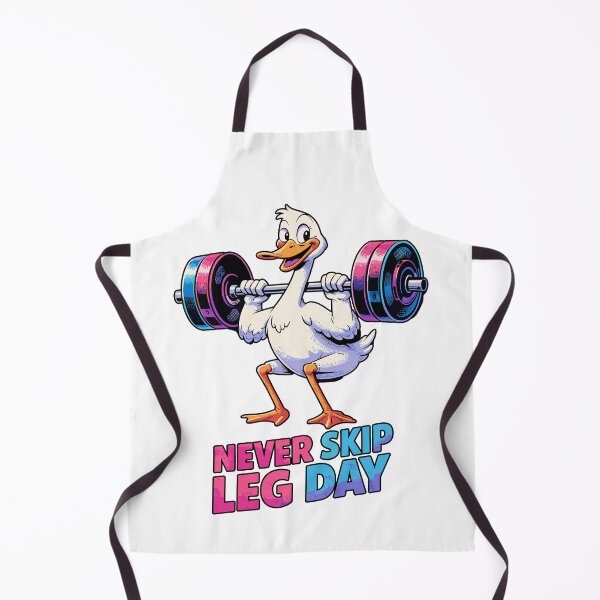 Item preview, Never Skip Leg Day – Funny goose doing squats designed and sold by Pineapple-Tree.