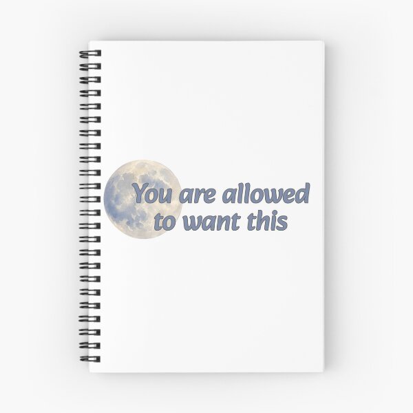 Item preview, You are Allowed to Want This -- Moon designed and sold by Maria is Loud.