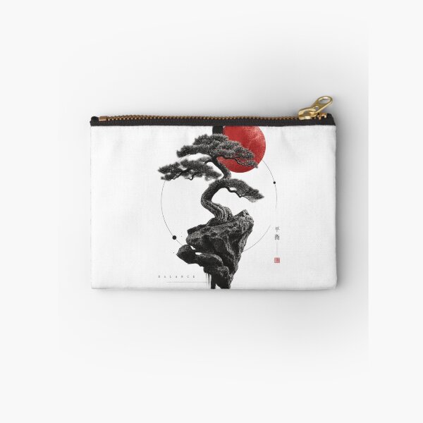 Item preview, Bonsai Balance — Japanese Zen Tree Surreal Nature Art designed and sold by mari0n980.