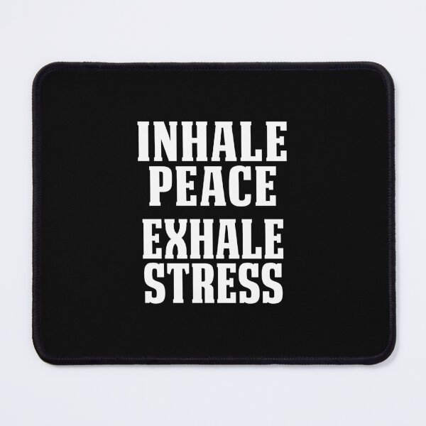 Item preview, Inhale Peace Exhale Stress Yoga Meditation Mindfulness designed and sold by teeperfect.