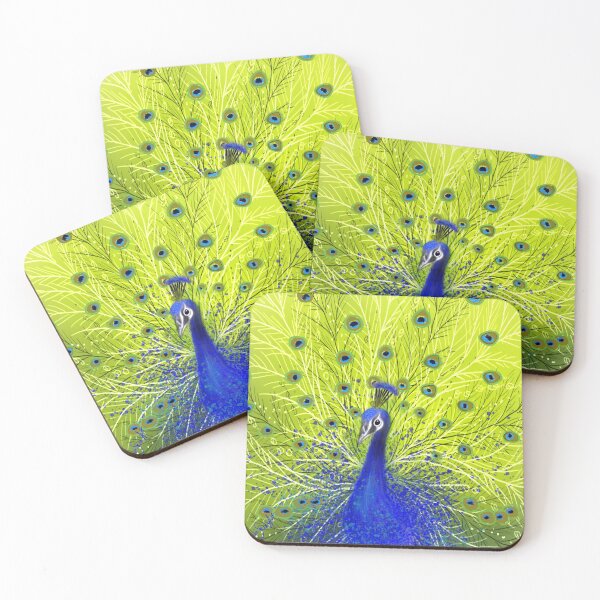 Item preview, Blue and Green Peacock designed and sold by ScaleDesigns.