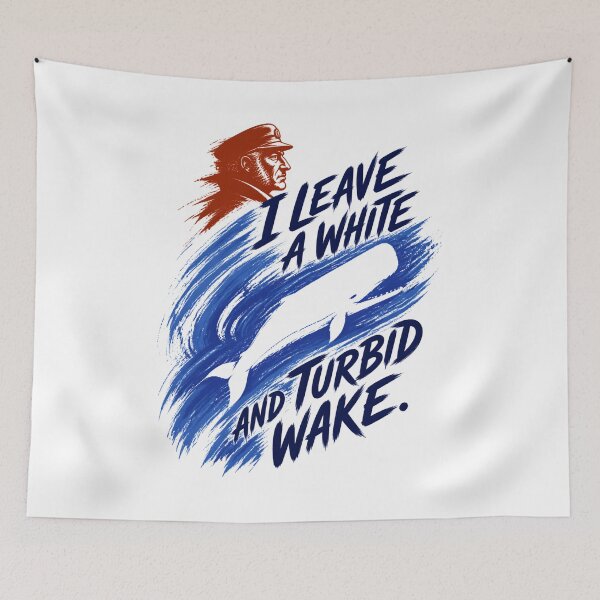 Item preview, Moby Dick: I Leave a White and Turbid Wake designed and sold by Fenay Designs.