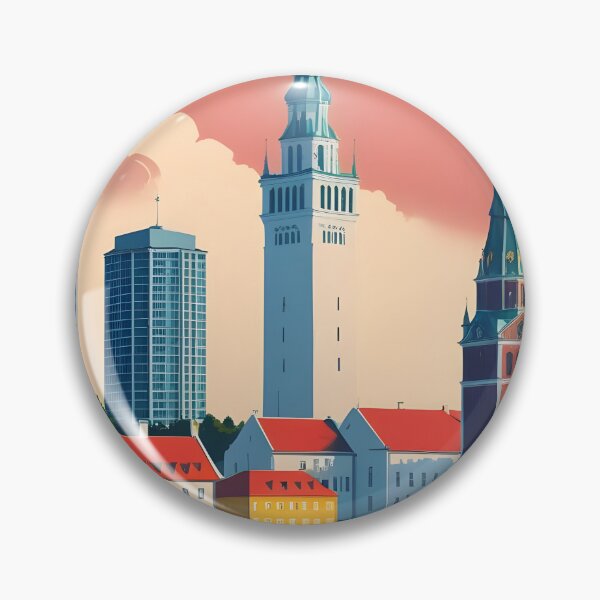 Item preview, Tallinn Estonia Vintage Travel Tourism designed and sold by TravelersGems.