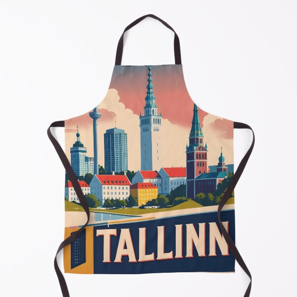 Item preview, Tallinn Estonia Vintage Travel Tourism designed and sold by TravelersGems.