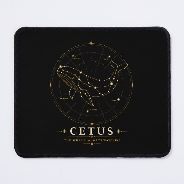 Item preview, Moby Dick: Cetus Whale Constellation Star Map designed and sold by Fenay Designs.