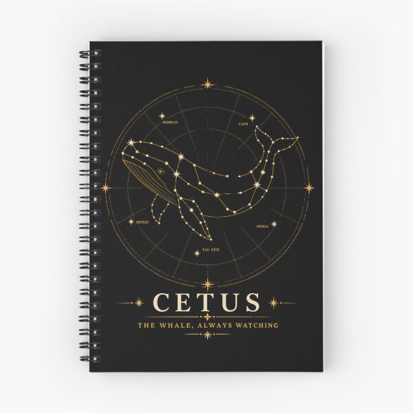 Item preview, Moby Dick: Cetus Whale Constellation Star Map designed and sold by Fenay Designs.