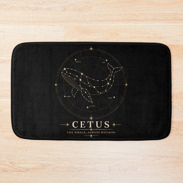 Item preview, Moby Dick: Cetus Whale Constellation Star Map designed and sold by Fenay Designs.