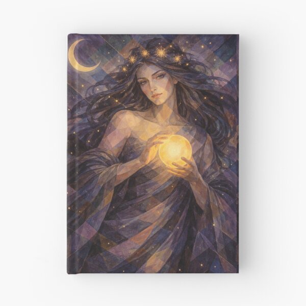 Item preview, Nyx – Greek Goddess of the Night Painting designed and sold by GalleryKauffeld.