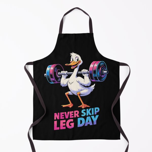 Item preview, Never Skip Leg Day – Funny goose doing squats designed and sold by Pineapple-Tree.