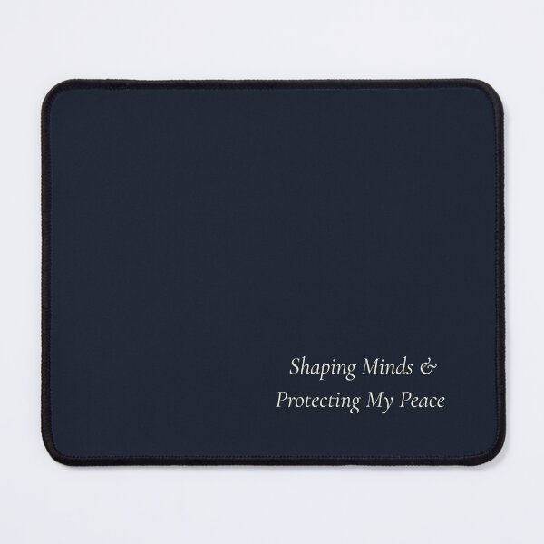Item preview, Shaping Minds Protecting My Peace Minimalist Navy Blue Teacher Gift designed and sold by ShapingMinds.