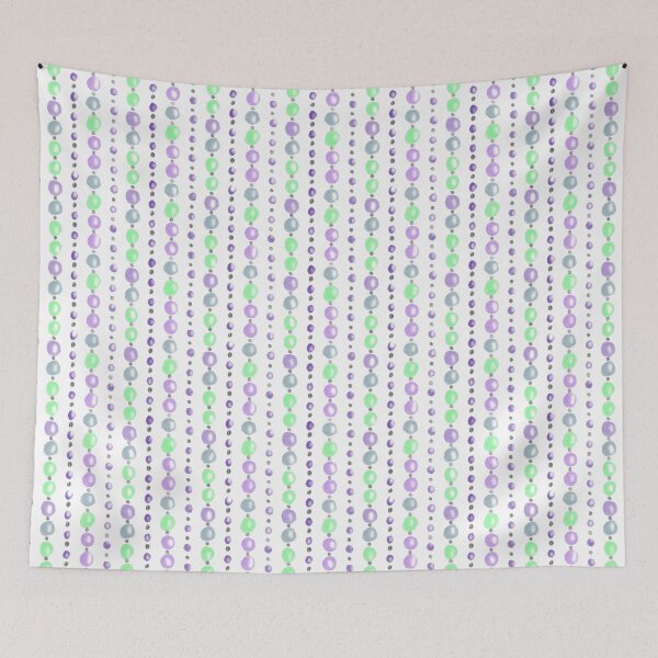 Item preview, 70s Curtain Beads white background designed and sold by shannondoucette.