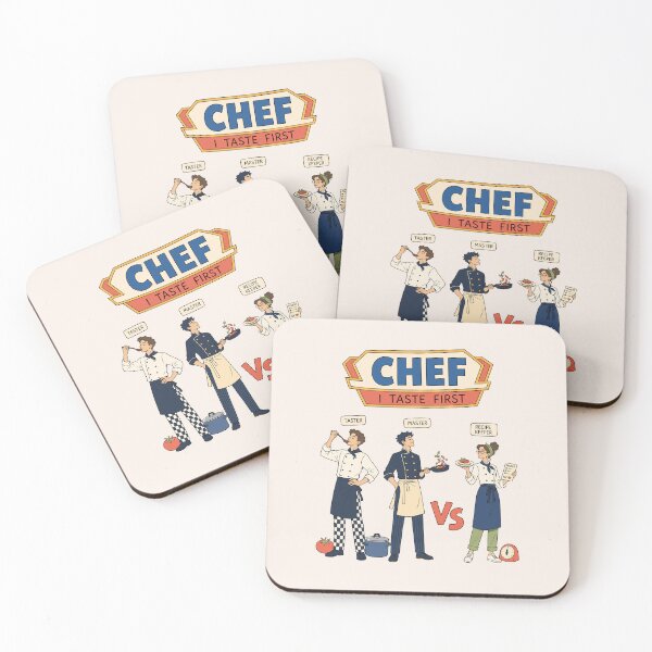 Item preview, Chef Sticker — “I’ll Try It First” Culinary Humor Design designed and sold by Krasnovaovaova.