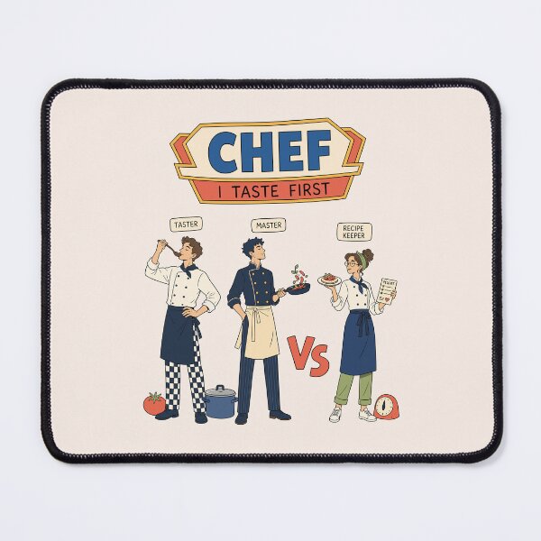 Item preview, Chef Sticker — “I’ll Try It First” Culinary Humor Design designed and sold by Krasnovaovaova.