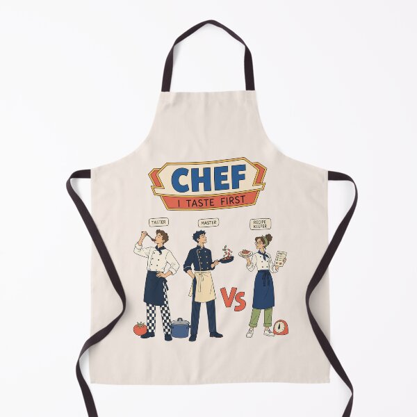 Item preview, Chef Sticker — “I’ll Try It First” Culinary Humor Design designed and sold by Krasnovaovaova.